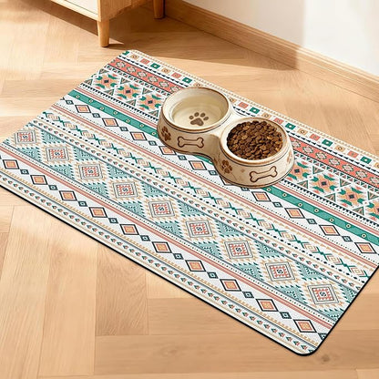 Pet Feeding Mat for Floors Waterproof Dog Mat for Food and Water Absorbent by Unknown