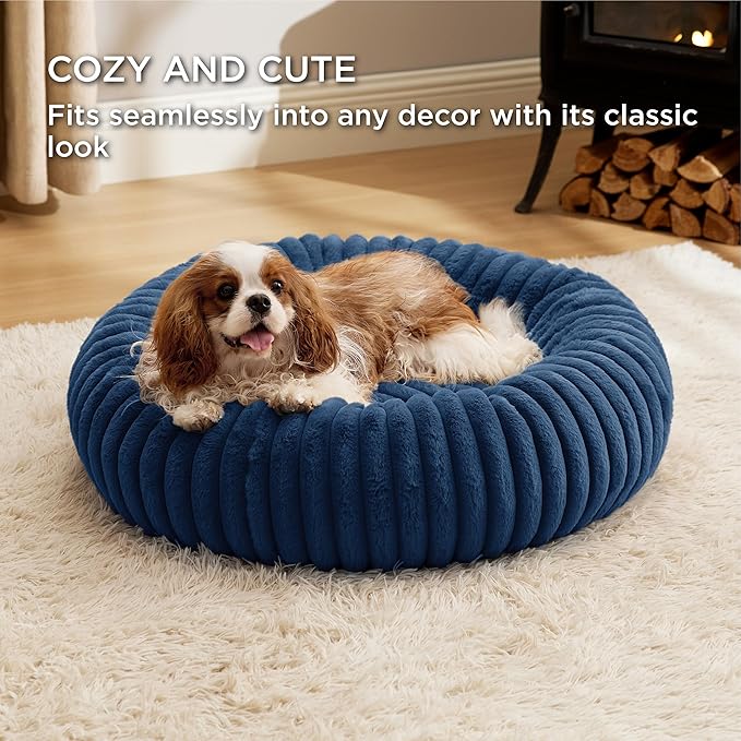 Bedsure ComfyFleece™ Donut Medium Dog Bed - Image 4