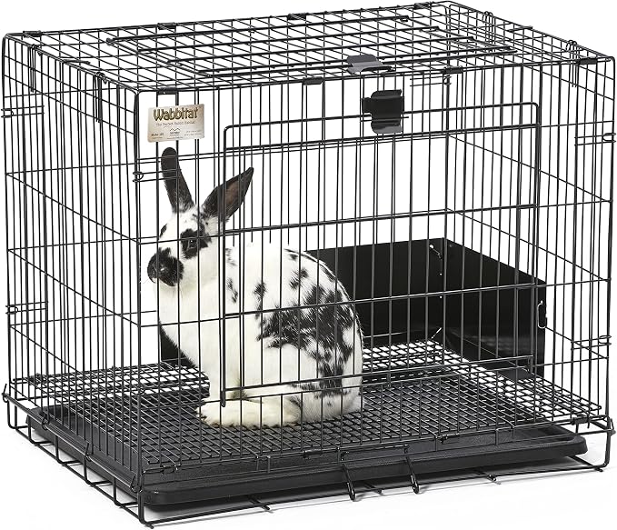 MidWest Homes for Pets Small Wabbitat Rabbit Cage, Grid Mesh Floor, Removable - Image 9