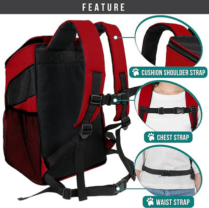 PetAmi Small Dogs and Cat Backpack Carrier, Airline Approved Pet Backpack - Image 5