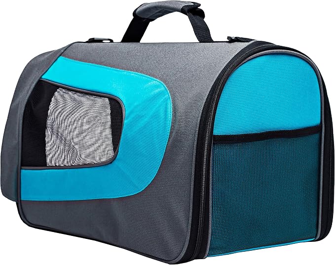 Pawer 18” x 11”x 11” Soft-Sided Foldable Airline Approved Pet Carrier - Image 6