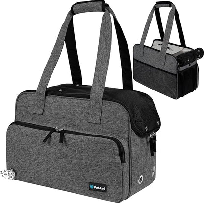 PetAmi Small Dog Purse Carrier, Soft-Sided Pet Carrier Bag by PetAmi