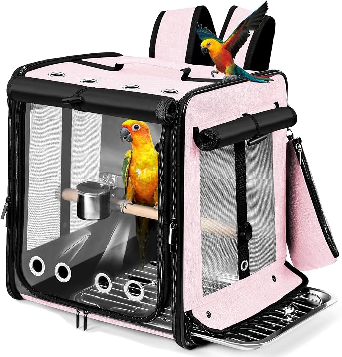 Suertree Bird Carrier with Seat Belt by Suertree
