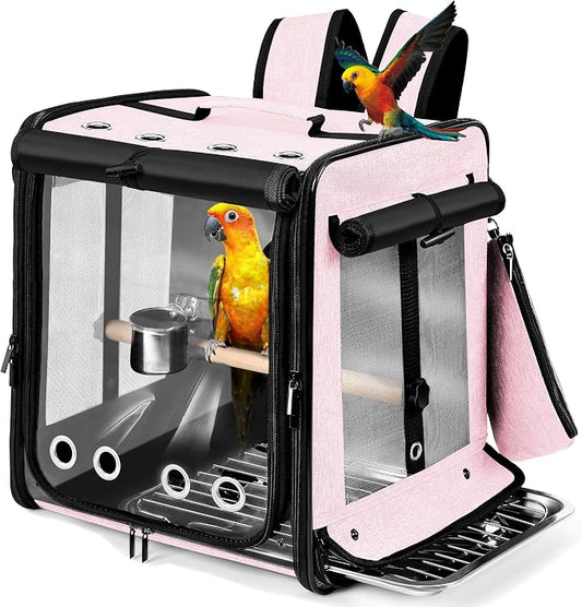 Suertree Bird Carrier with Seat Belt by Suertree
