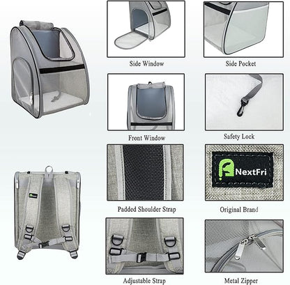 Pet Carrier Backpack, Ventilated and Breathable - Image 4
