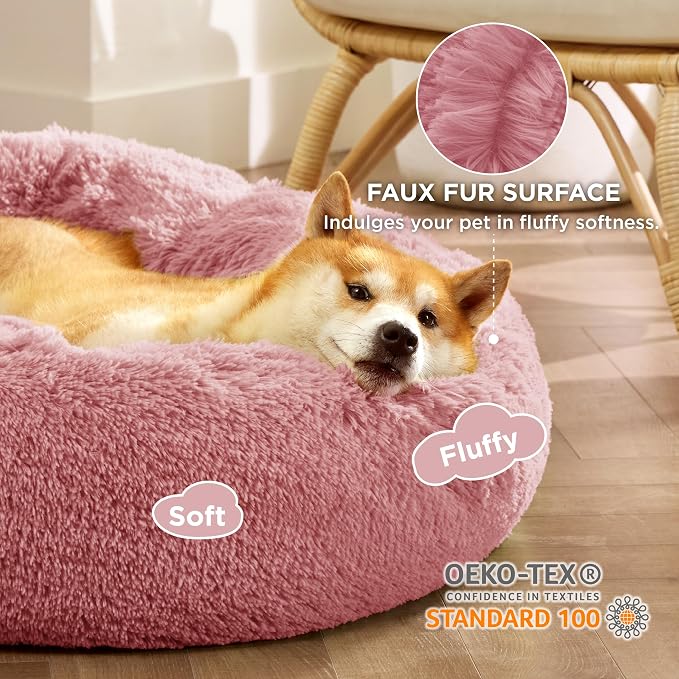 Bedsure Calming Dog Bed for Medium Dogs - Image 2