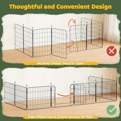 Yaheetech Expandable Dog Playpen, 8 Panel 20 inch Puppy Playpen - Image 7