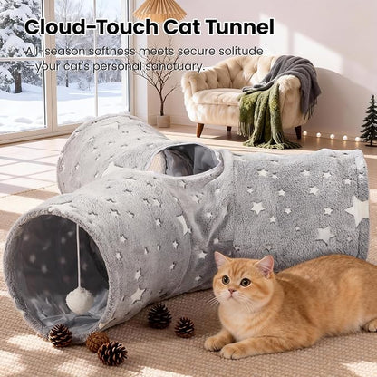 Tempcore 3-Way Collapsible Cat Tunnel Toy - Image 4