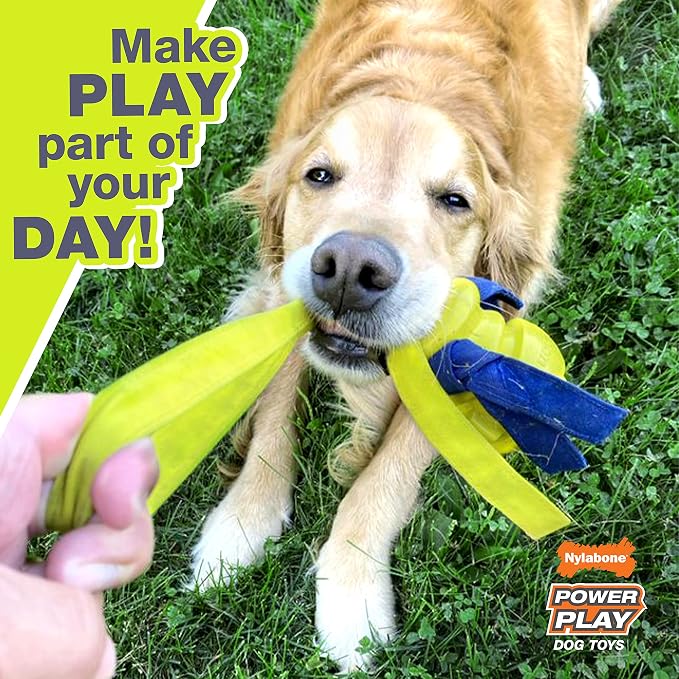 Nylabone Power Play Gripz Felt Basketball Rubber Fetch Toy, Squeaky Ball - Image 4