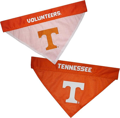 Pets First Collegiate Pet Accessories, Reversible Bandana, Tennessee Volunteers by PETSFIRST
