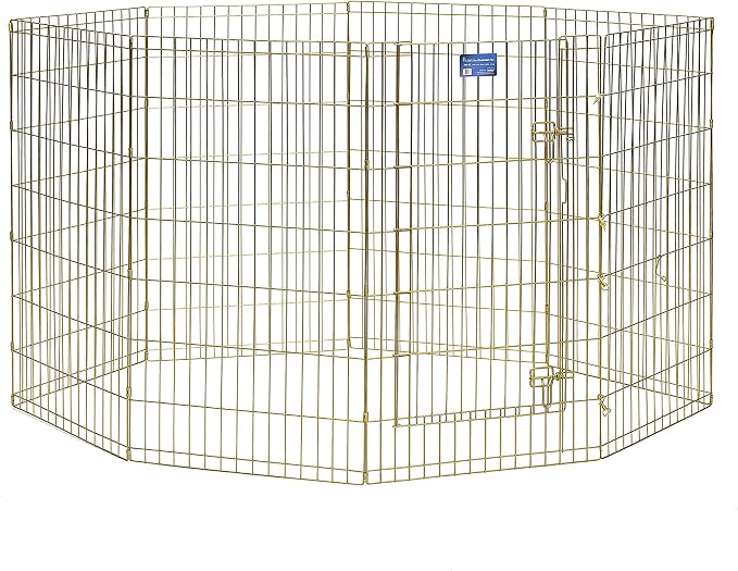 MidWest Homes for Pets Folding Metal Dog Exercise Pen, Indoor/Outdoor Playpen - Image 2