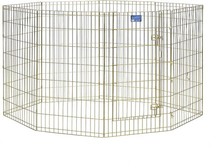 MidWest Homes for Pets Folding Metal Dog Exercise Pen, Indoor/Outdoor Playpen - Image 2