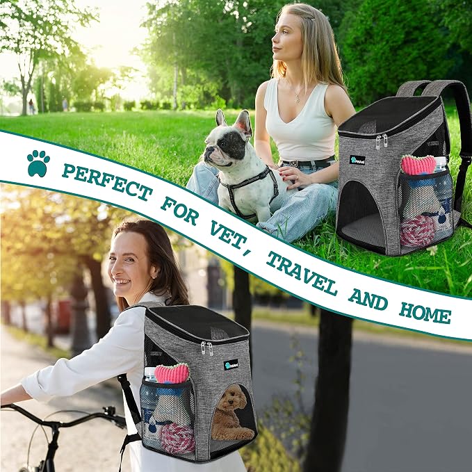 PetAmi Small Dogs and Cat Backpack Carrier, Airline Approved Pet Backpack - Image 6