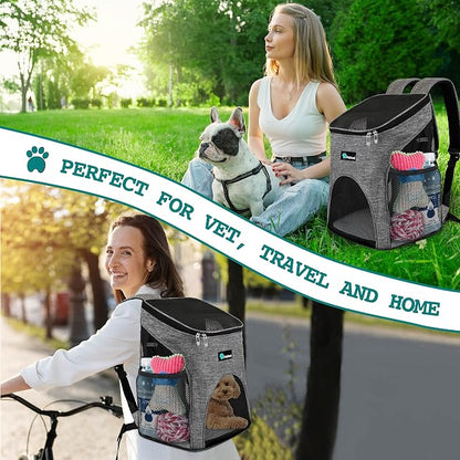 PetAmi Small Dogs and Cat Backpack Carrier, Airline Approved Pet Backpack - Image 6