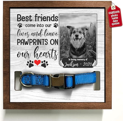 Customized Pet Sympathy Gifts Deceased Pet Picture Frame Losing A Dog Home Wall by Bfigift