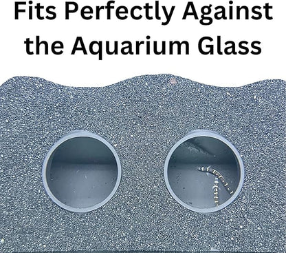 Aquarium Underground Tunnel Cave Natural Curve Two Hole | Viewing Fish & Shrimp - Image 5