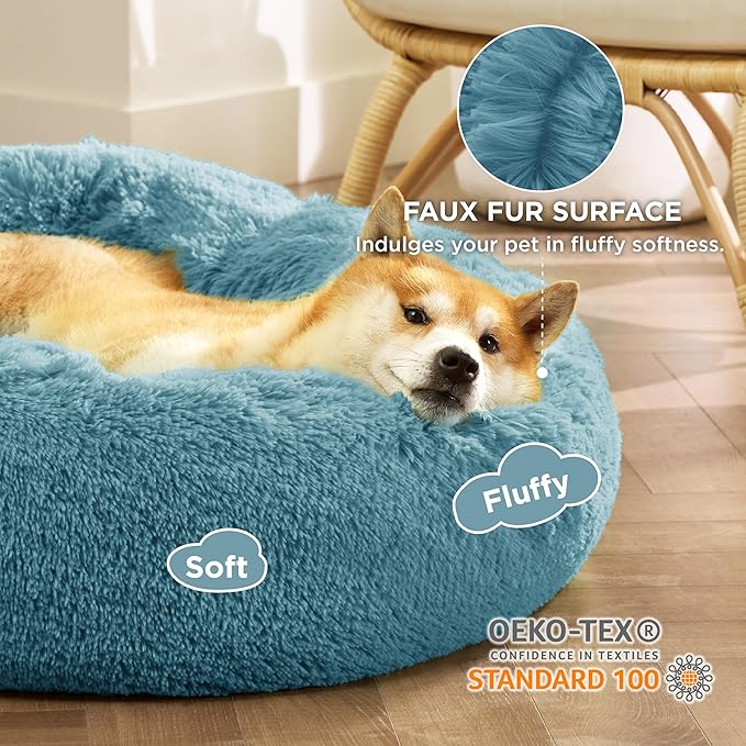 Bedsure Calming Dog Bed for Medium Dogs - Image 2