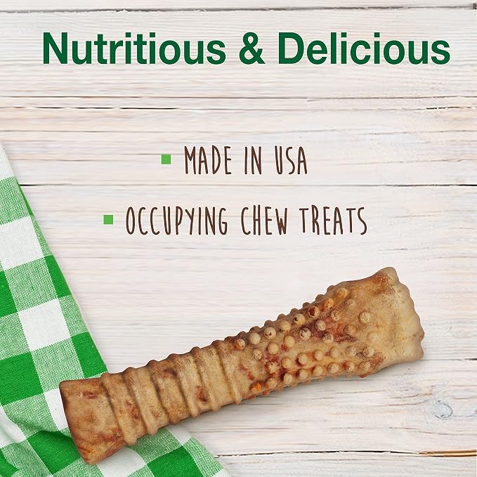 Nylabone Healthy Edibles Natural Dog Chews, Long Lasting Bones - Image 2