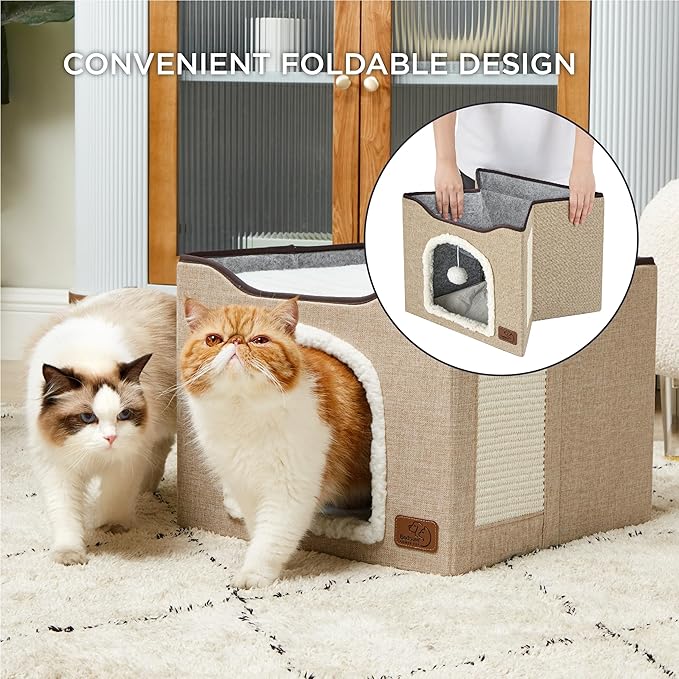 Bedsure Cat Beds for Indoor Cats - Image 4