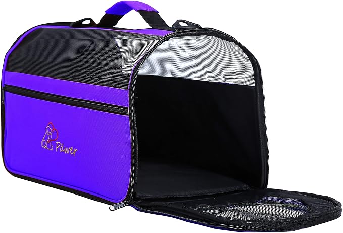 Pawer 18” x 10” x 10”Soft-Sided Foldable Airline Approved Pet Carrier - Image 6