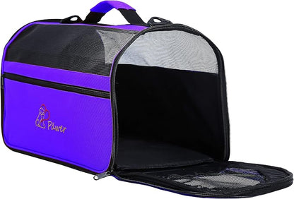 Pawer 18” x 10” x 10”Soft-Sided Foldable Airline Approved Pet Carrier - Image 6