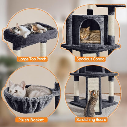 Yaheetech 42in Cat Tree Tower for Indoor Cats, Kitten House - Image 4