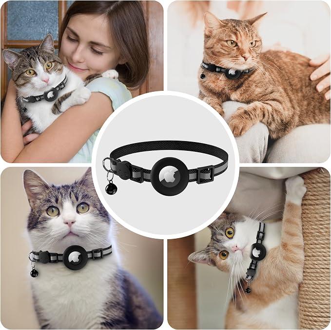 Vanjua 2 Pack Airtag Cat Collar Breakaway - Image 8