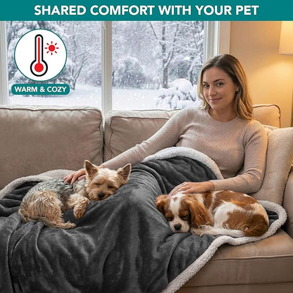 PetAmi Waterproof Dog Blanket for Small Medium Dog Puppy Cat Throw for Couch - Image 4