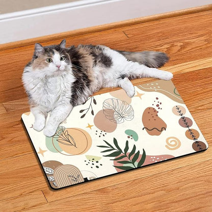 Pet Feeding Mat for Floors Waterproof Dog Mat for Food and Water Absorbent - Image 7