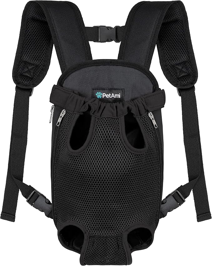 PetAmi Dog Carrier Backpack, Adjustable Dog Pet Cat Front Carrier Backpack | by PetAmi