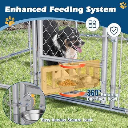 10×10×7 FT Outdoor Dog Kennel - Image 4