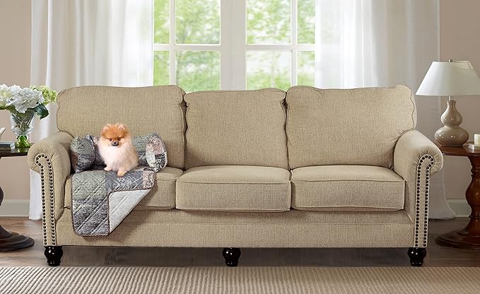 Brilliant Sunshine Quilted Calming Dog Bed Mat, Removable Washable Cover - Image 7