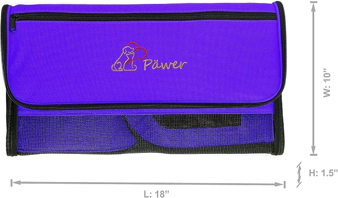Pawer 18” x 10” x 10”Soft-Sided Foldable Airline Approved Pet Carrier - Image 2
