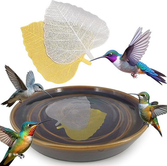 RONDURE 2 pcs Bird Bath Purification Disk Copper and Iron-Silver 4 Inch Bird by RONDUREGravtBoatSeries