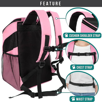 PetAmi Small Dogs and Cat Backpack Carrier, Airline Approved Pet Backpack - Image 5