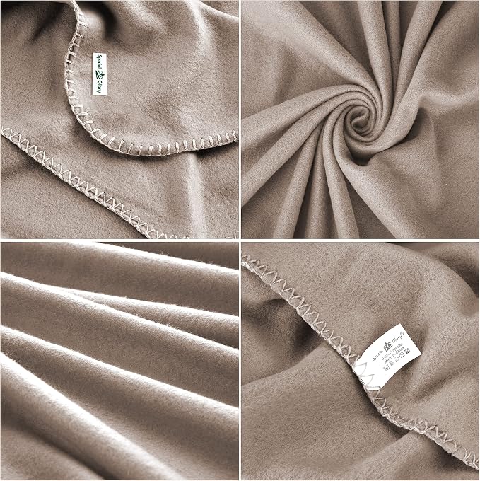 Fleece Throw Blanket Set Bulk for Travel Kids Outdoor Wedding Pet - Image 3
