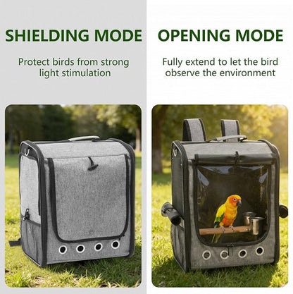 Foldable Bird Carrier Bag, Bird Backpack - Image 6