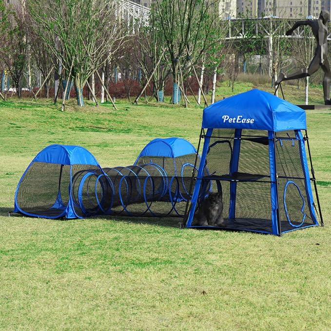 Catio Outdoor Cat Enclosure, 3-in-1 Extra Large Portable Cat Playpen - Image 6
