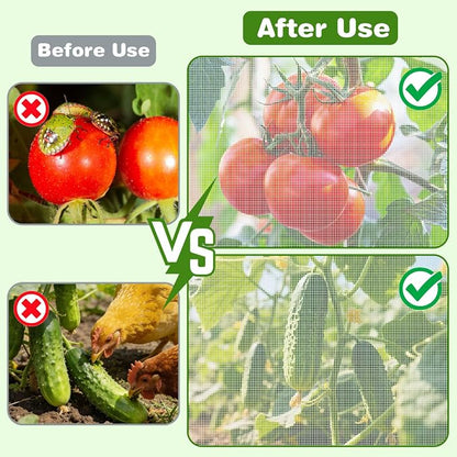 3 Pack 59"x18" Bird Netting Plant Cover - Image 4