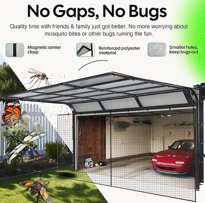 UnBugs Garage Screen Doors for 2 Car Garage - Image 5