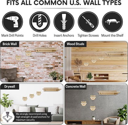 Snuggle & Play Cat Wall Shelves & Climbing System – Modern Furniture Set - Image 7