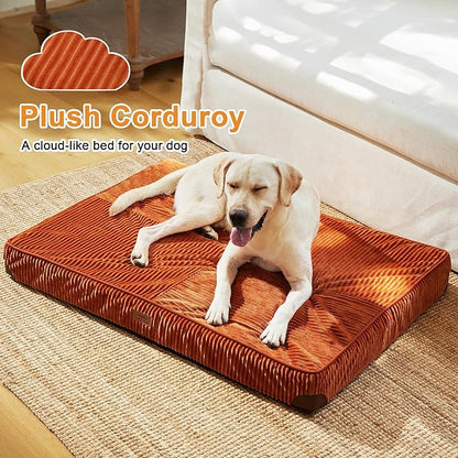 FFUKUMARU Dog Bed, Thickened Corduroy Orthopedic Dog Beds - Image 2