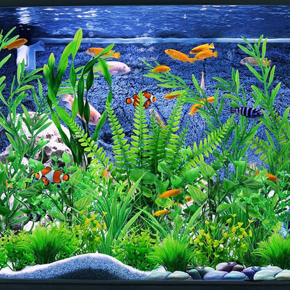 Fish Tank Accessories Aquarium Decorations Green Plants, Aquarium Decor Plastic - Image 4