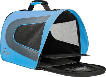 Pawer 18” x 11”x 11” Soft-Sided Foldable Airline Approved Pet Carrier - Image 7