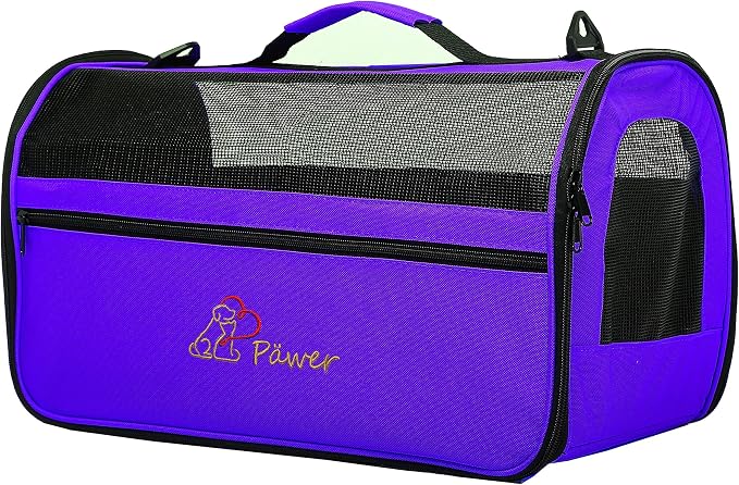 Pawer 18” x 10” x 10”Soft-Sided Foldable Airline Approved Pet Carrier - Image 4