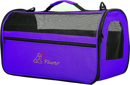 Pawer 18” x 10” x 10”Soft-Sided Foldable Airline Approved Pet Carrier - Image 4