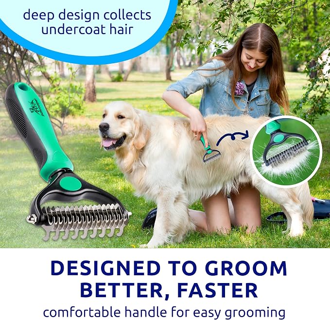 Pat Your Pet Deshedding Dog Brush - Image 7