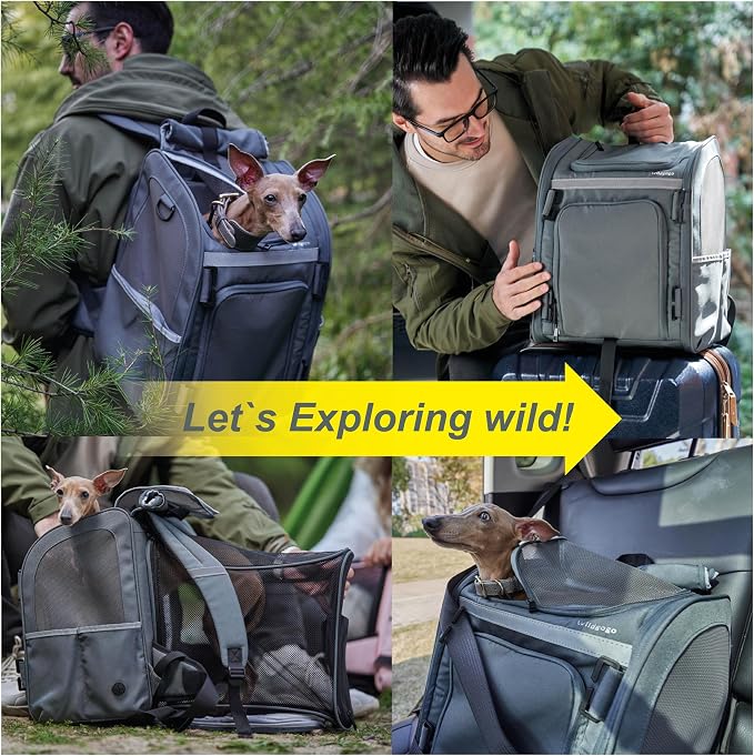 Expandable Pet Carrier, Airline-Approved Foldable and Detachable Backpack - Image 7