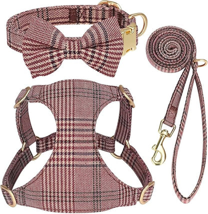 Beirui Cute Extra Small Dog Harness Collar and Leash Set by Beirui
