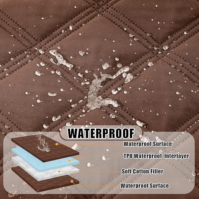 Smiry Waterproof Dog Bed Cover Blanket 40x70, Soft Reversible Pet Blanket - Image 2